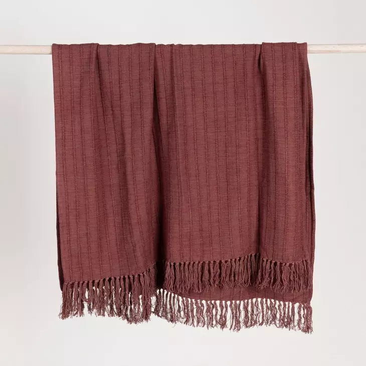 Throws Hunter Cherrywood Red Throw