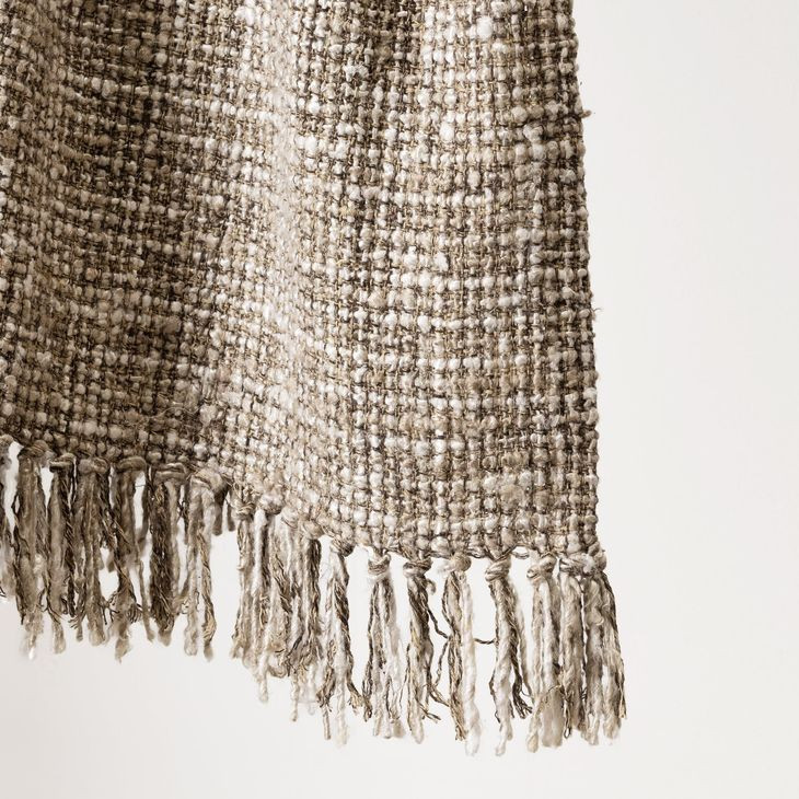 Throws Porter Natural and Ivory Throw