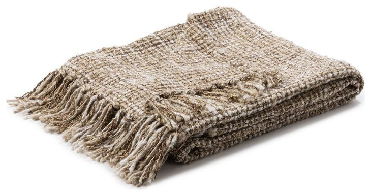 Throws Porter Natural and Ivory Throw