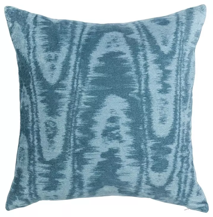 Novel Estate Hildene Chambray Blue Square Accent Pillow Set of 2