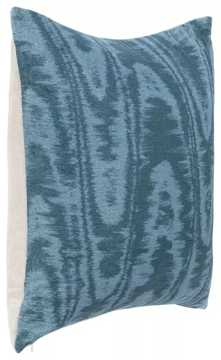 Novel Estate Hildene Chambray Blue Square Accent Pillow Set of 2