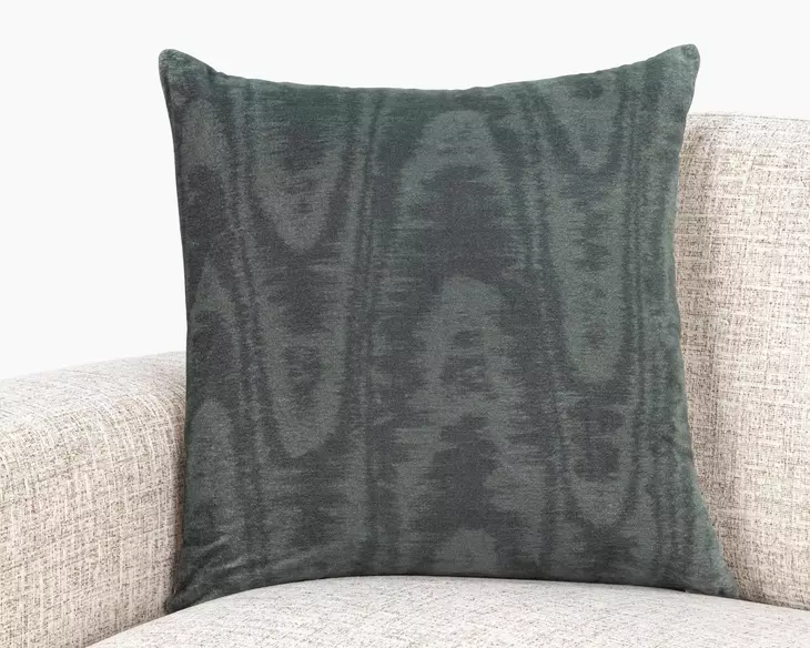 Novel Estate Hildene Ivy Green Square Accent Pillow Set of 2