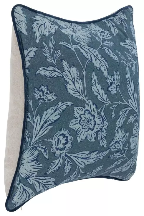 Novel Estate Davenport Denim Blue Square Accent Pillow Set of 2