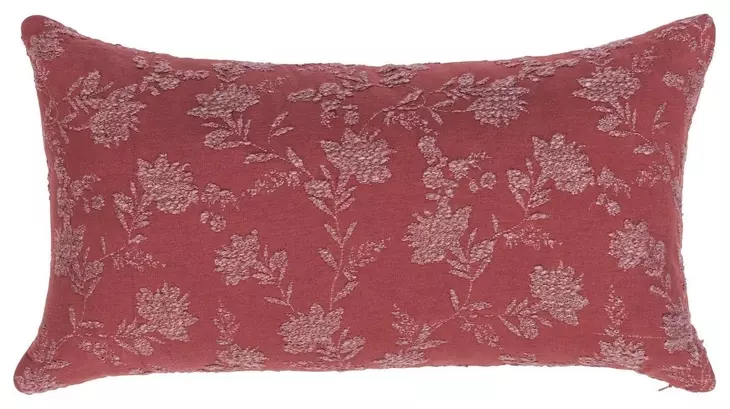 Novel Estate Rosecliff Burgundy Red Rectangular Accent Pillow Set of 2