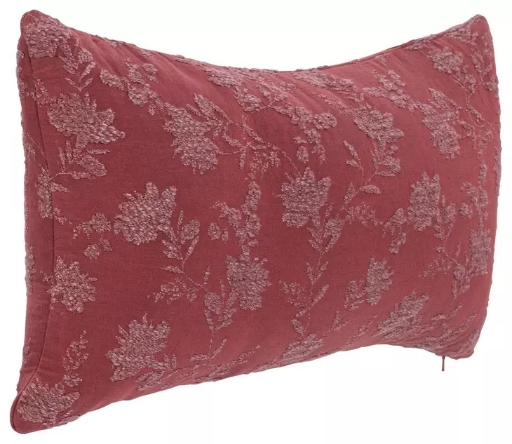 Novel Estate Rosecliff Burgundy Red Rectangular Accent Pillow Set of 2