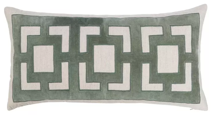 Novel Estate Corbin Jade Green Rectangular Accent Pillow Set of 2