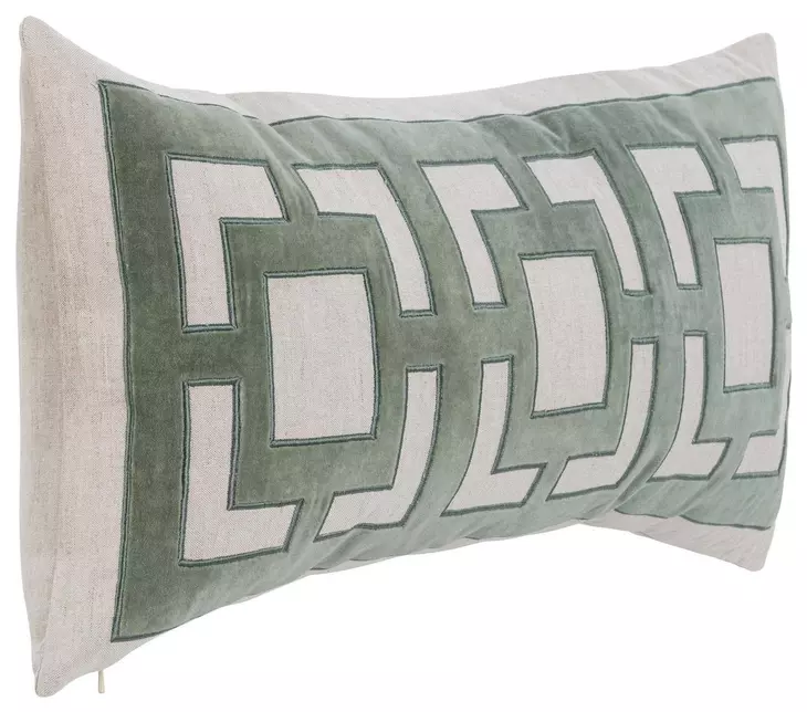 Novel Estate Corbin Jade Green Rectangular Accent Pillow Set of 2