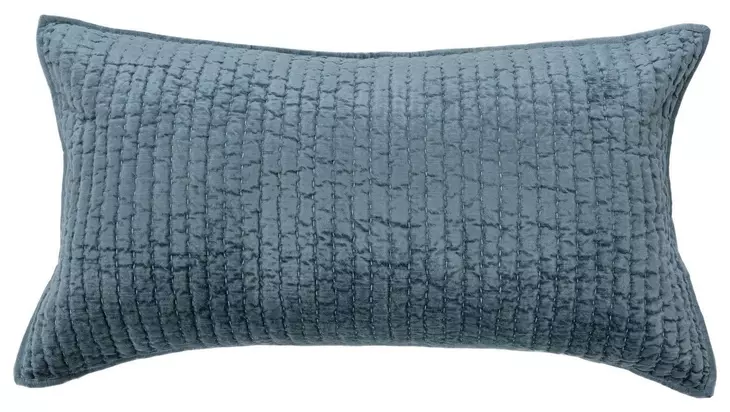 Bari Stone Blue King Sham