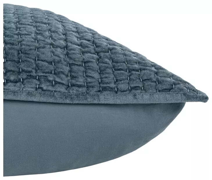 Bari Stone Blue King Sham