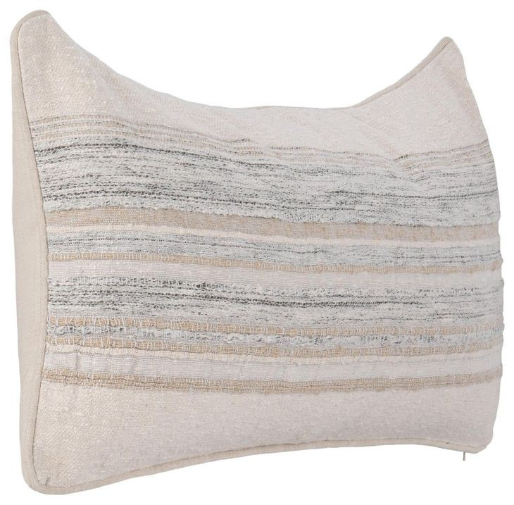 Tranquil Coasts Rockport Ivory Rectangular Accent Pillow