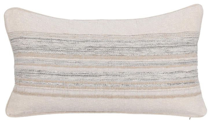 Tranquil Coasts Rockport Ivory Rectangular Accent Pillow