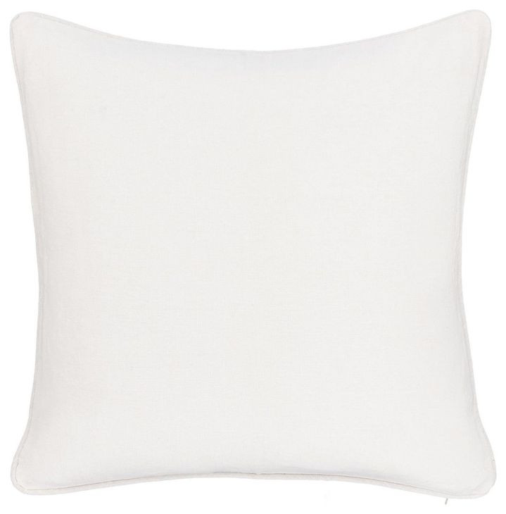 Bedford Linen Ivory Square Accent Pillow
