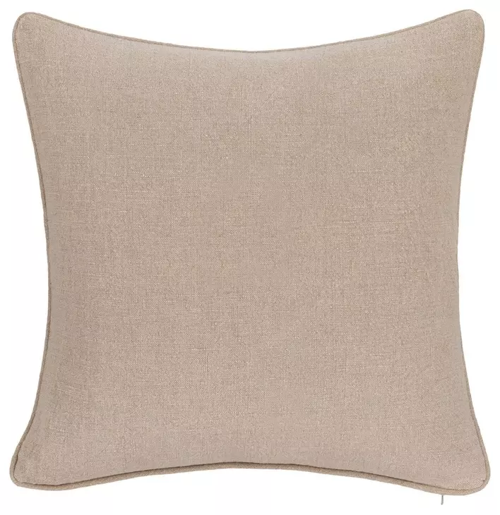 Bedford Linen Natural Square Accent Pillow Set of 2