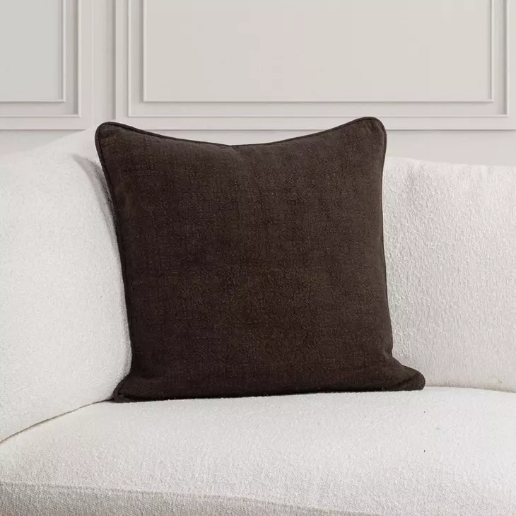 Bedford Linen Ganache Square Accent Pillow Set of 2