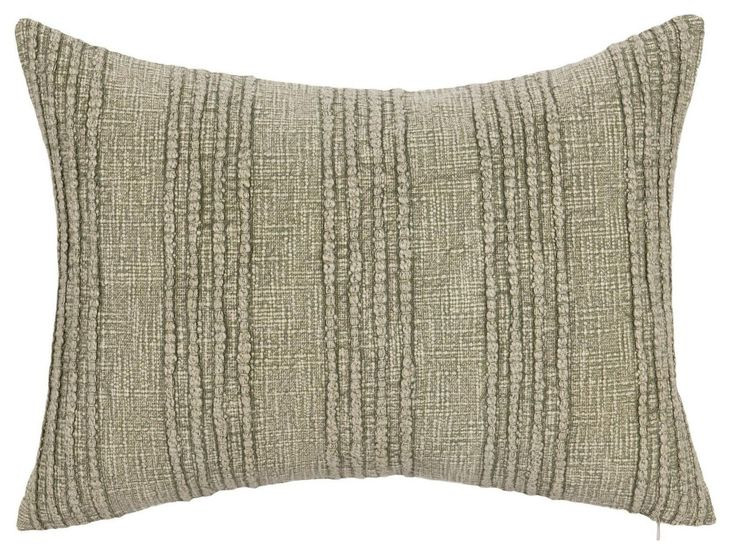 Gratitude Sage Rectangular Accent Pillow