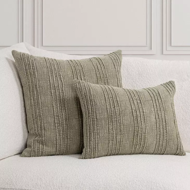 Gratitude Sage Rectangular Accent Pillow Set of 2