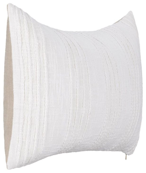 Gratitude White Rectangular Accent Pillow