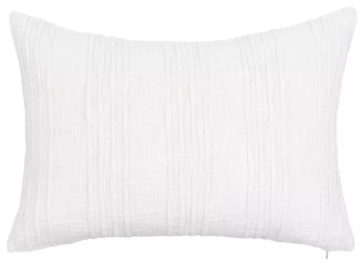 Gratitude White Rectangular Accent Pillow Set of 2