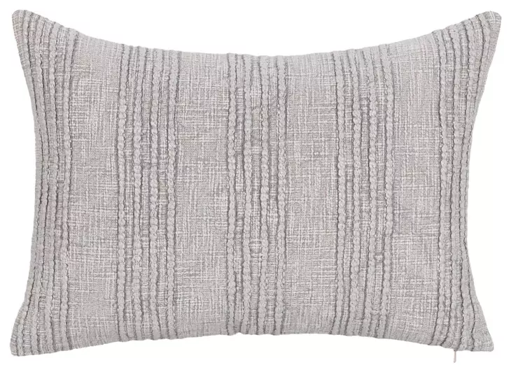 Gratitude Gray Rectangular Accent Pillow Set of 2