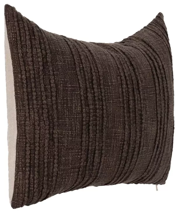 Gratitude Ganache Brown Rectangular Accent Pillow Set of 2
