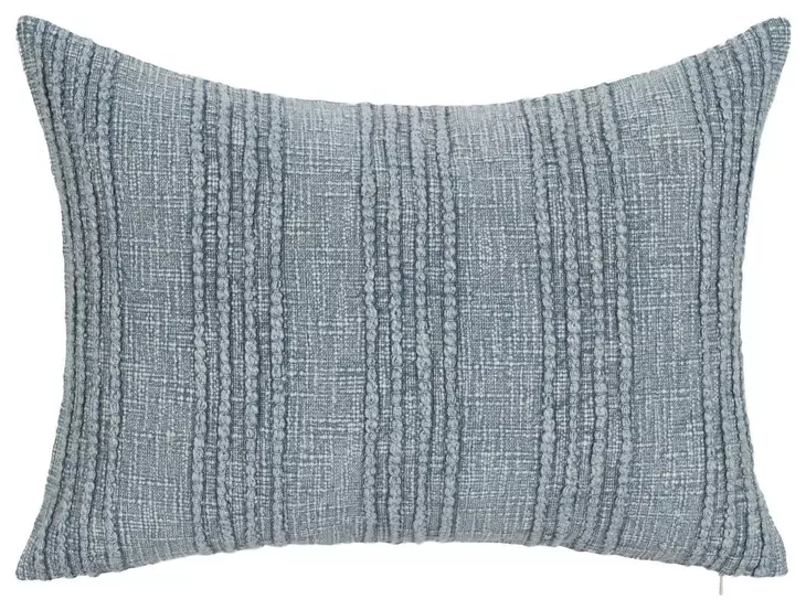Gratitude Sea Fog Blue Rectangular Accent Pillow Set of 2