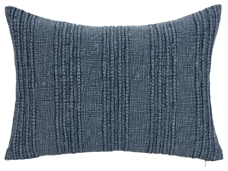 Gratitude Navy Blue Rectangular Accent Pillow Set of 2