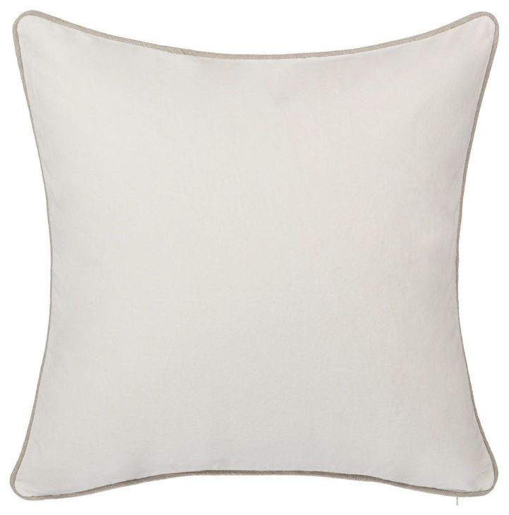 Heirloom Velvet Ivory 22 x 22" Accent Pillow