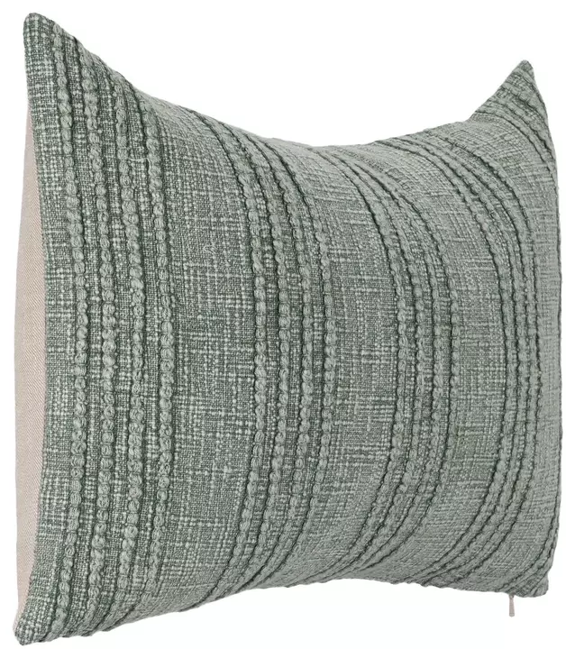 Gratitude Green Rectangular Accent Pillow Set of 2