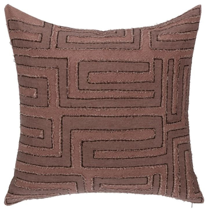 Villa Classics Mateo Sierra Brown Square Accent Pillow