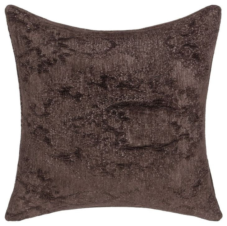 Oliver Sierra Brown Square Accent Pillow