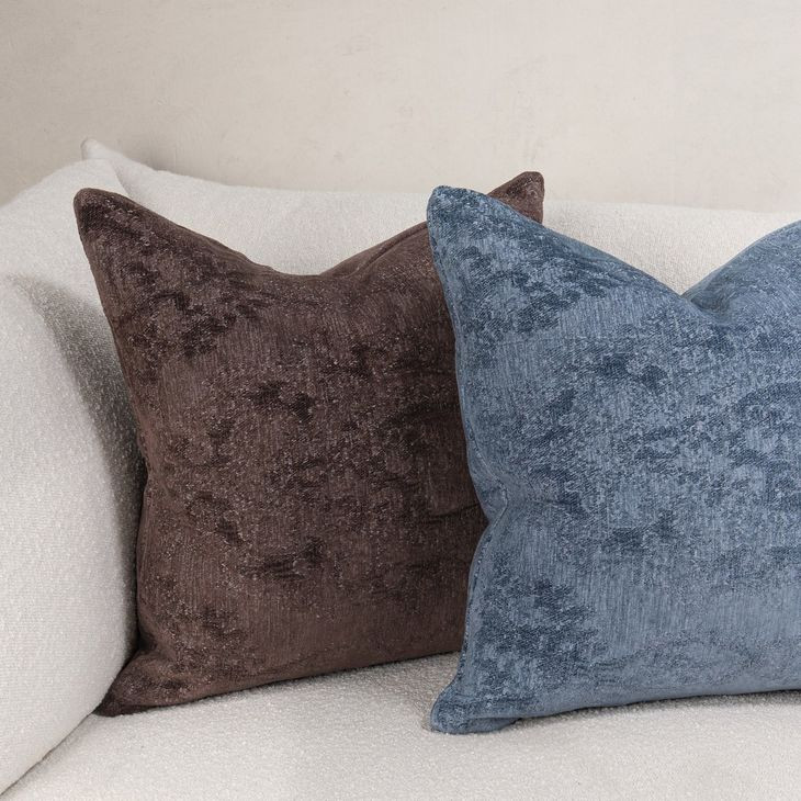 Oliver Sierra Brown Square Accent Pillow