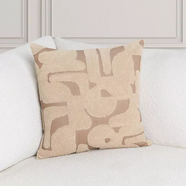 Lineage Austen Caramel Square Accent Pillow Set of 2