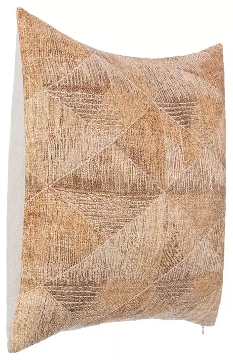 Lineage Rev Caramel Square Accent Pillow Set of 2