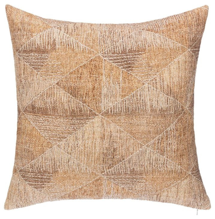 Lineage Rev Caramel Square Accent Pillow