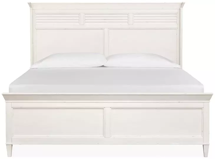 Whisperbay Sea Pearl and Driftwood King Classic Panel Bed