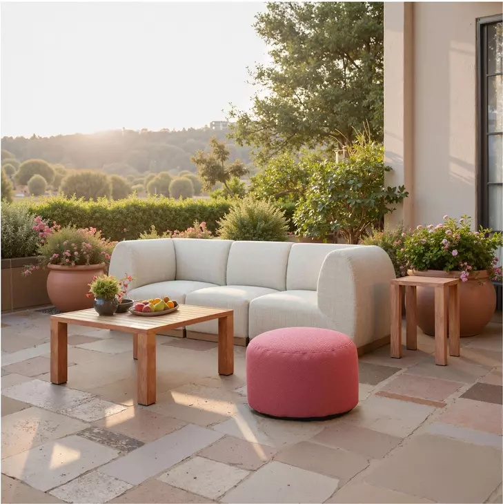 Regels Natural Outdoor Side Table