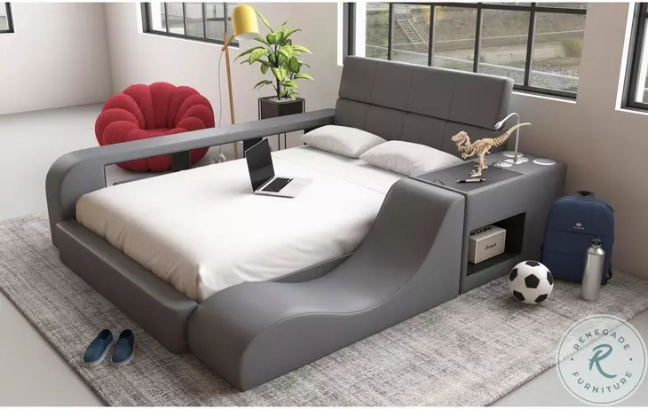 Booker Grey Nightstand