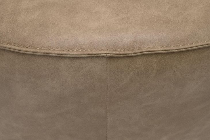 Vale Ivanhoe Toast Upholstered Round Large Ottoman
