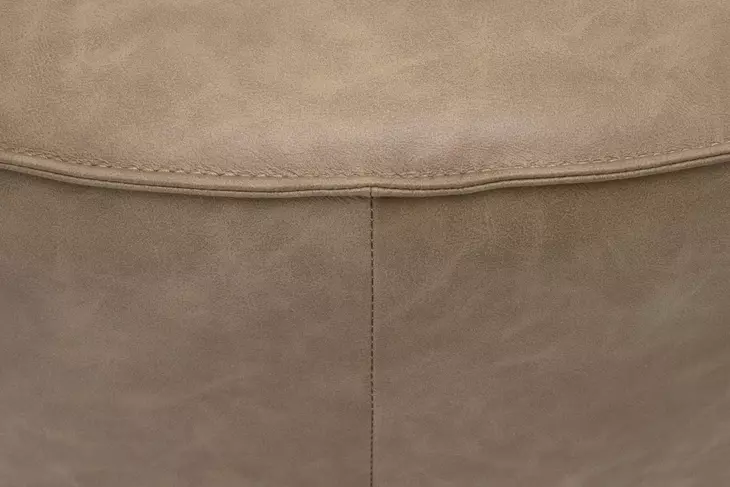 Vale Ivanhoe Toast Upholstered Round Large Ottoman