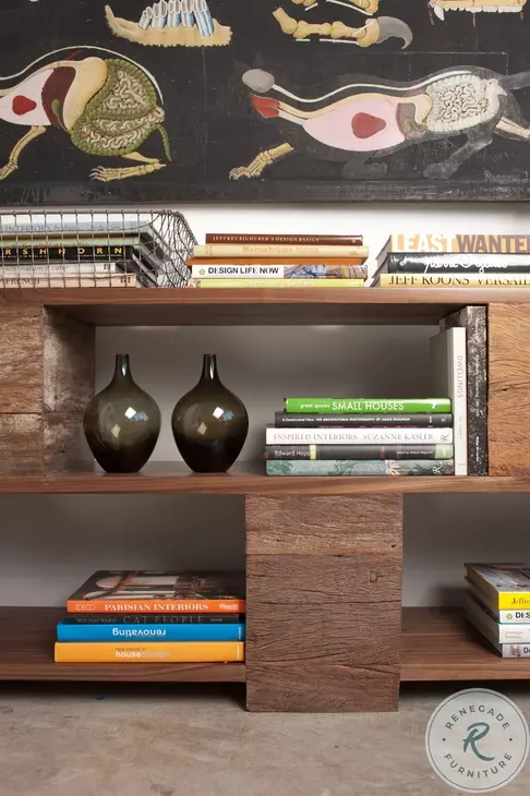 Ginger Natural Peroba Console Table