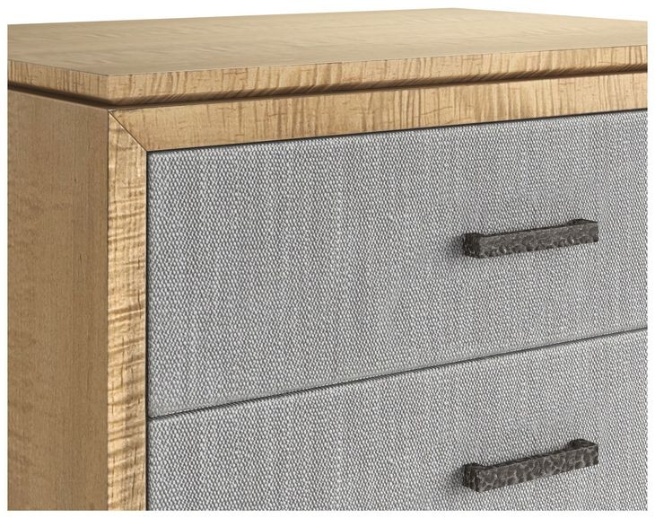 Loft Brown and Gray 2 Drawer Nightstand
