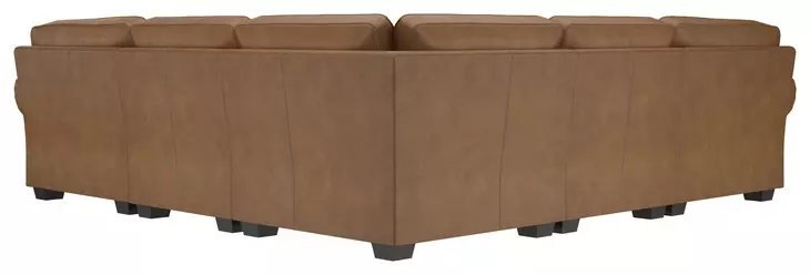 Grandview Brown Leather Sectional