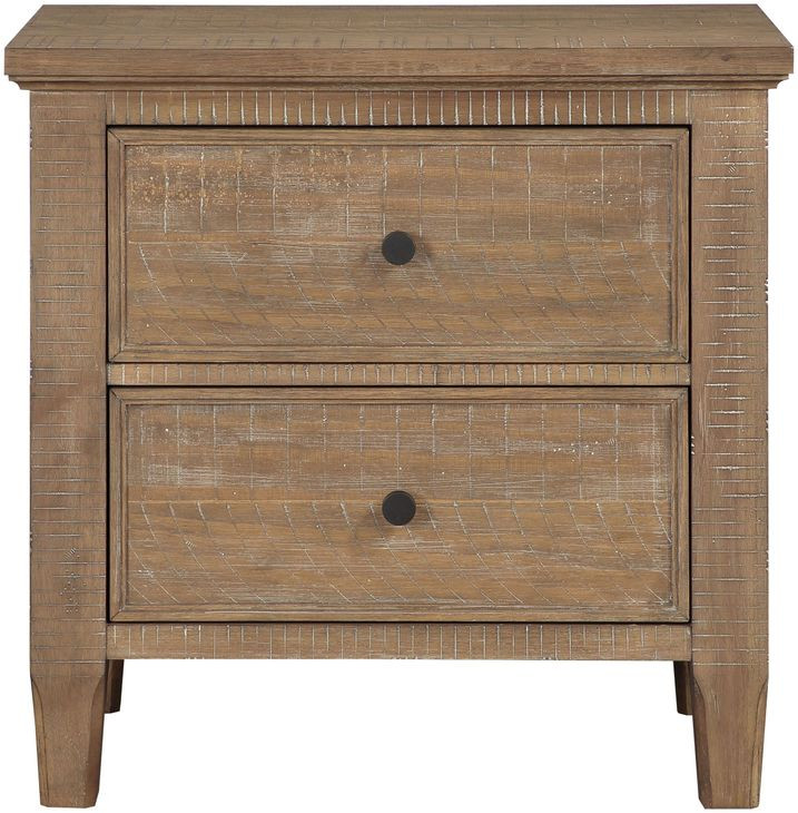 Riverdale Brown 2 Drawers Nightstand