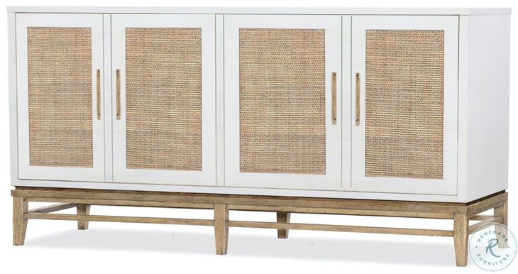 Hearthwood White 4 Door Credenza
