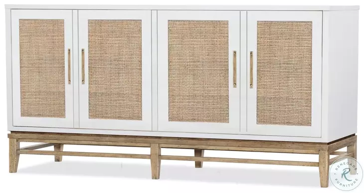 Hearthwood White 4 Door Credenza