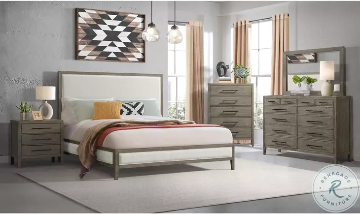 Armes Grey 12 Drawer Dresser