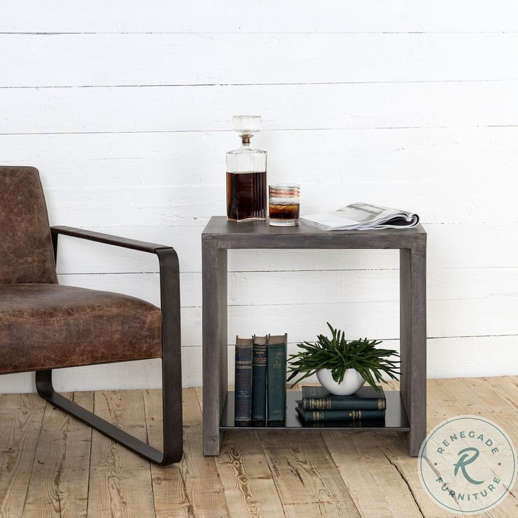 Hugo Dark Grey End Table