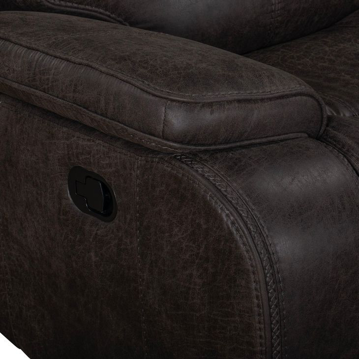 Brookings Charcoal Glider Recliner