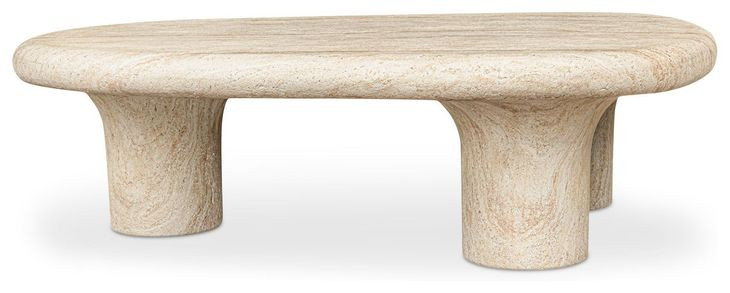 Warby Beige Outdoor Rectangular Coffee Table