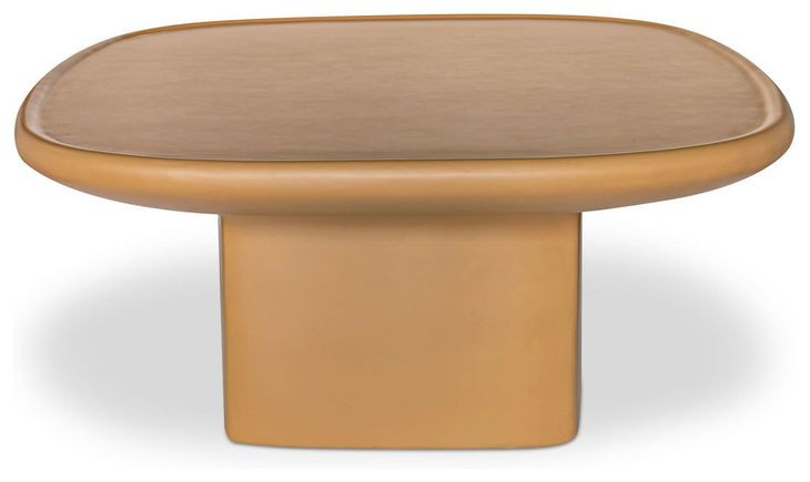 Manon Deep Yellow Outdoor Square Coffee Table